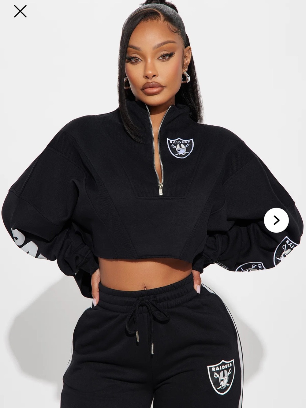 NWT Raiders Second Half Come-Back Zip Sweatshirt Size Small Ultra Game